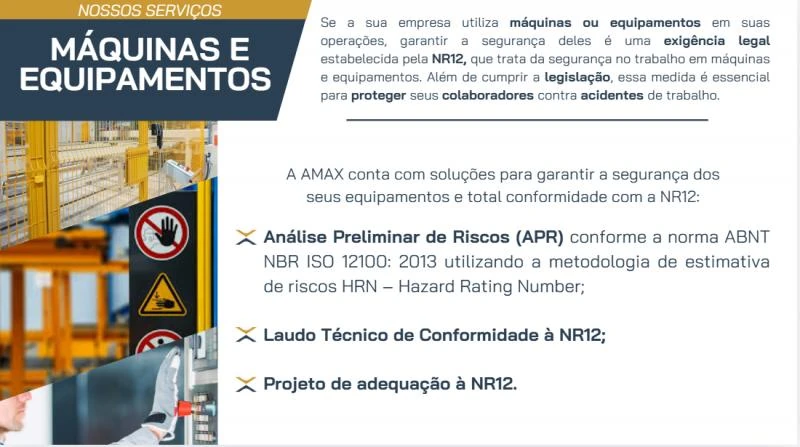 Adequação mecânica conforme nr 12