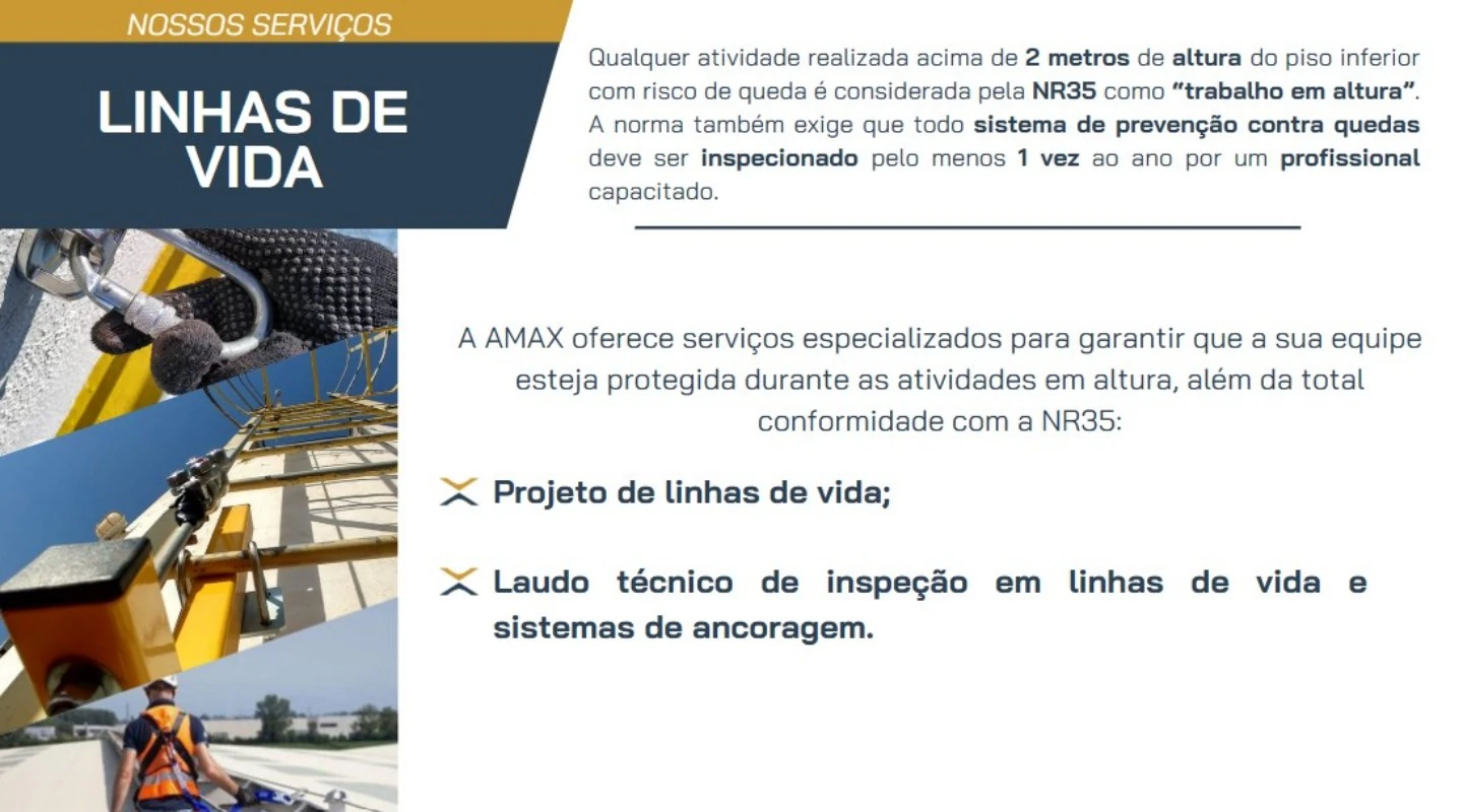 Instalação de linha de vida em Uberaba