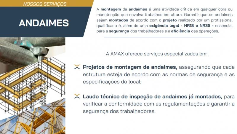 Projetos de andaimes